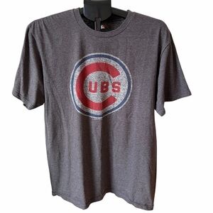 MLB Gray Cubs Short Sleeve Tee